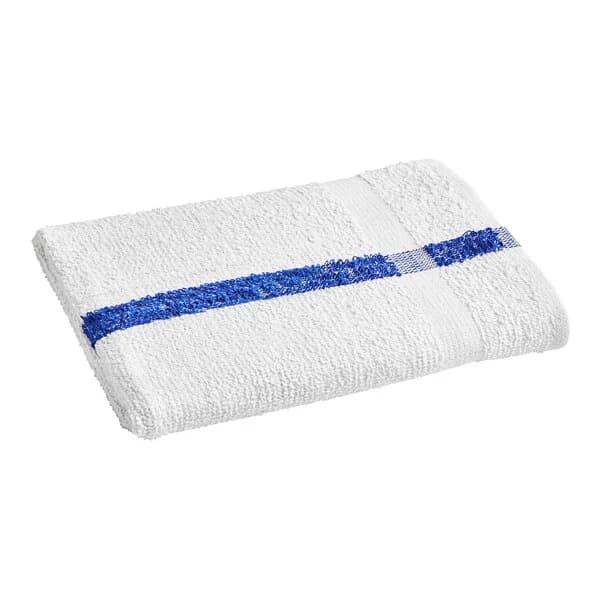 POOL HAND TOWEL BLUE STRIPE 16X27